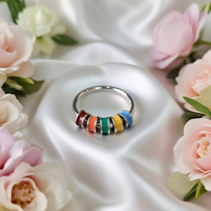 Silver ring for elegent desgen 7