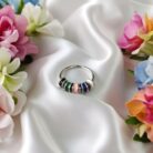 Silver ring for elegent desgen 8