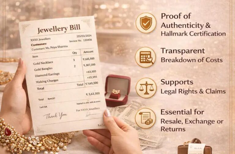 Why Taking a Proper Bill While Buying Jewellery