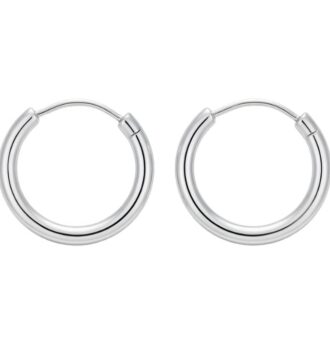 Silver Hoop Earrings