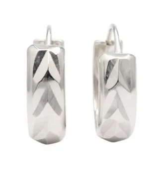 Silver Hoop Earrings