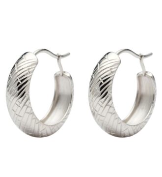 Silver Hoop Earrings