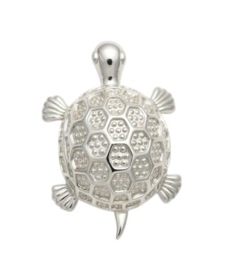Silver Tortoise Pendant for Vastu, Wealth & Positivity