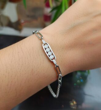Elegent Silver Bracelet