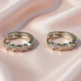 Silver earrings studs bali tops 7