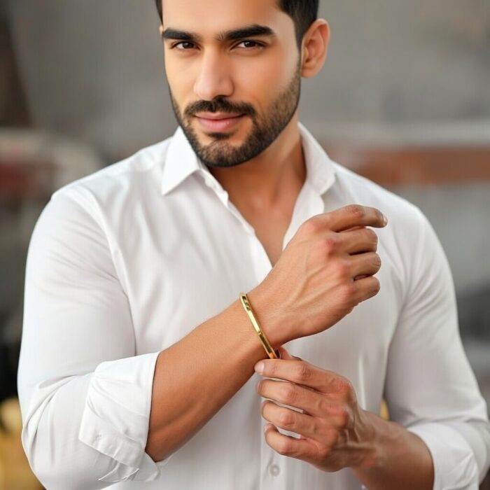 Silver kada bracelet for elegent desigen 11