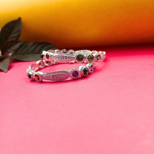 Silver kada bracelet for elegent desigen 4 Silver kada bracelet for elegent desigen 4
