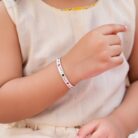 Silver kada bracelet for elegent desigen 6