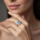 Silver ring for elegent desigen 12