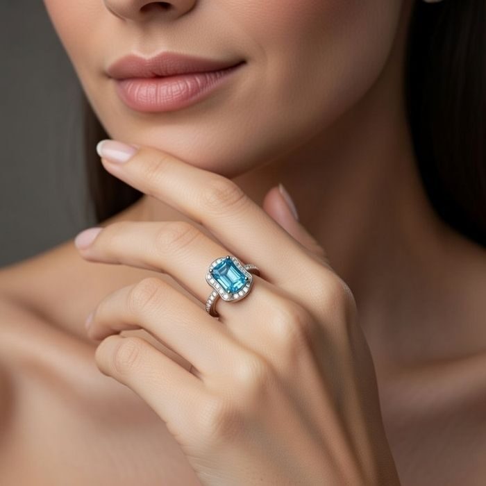 Silver ring for elegent desigen 12