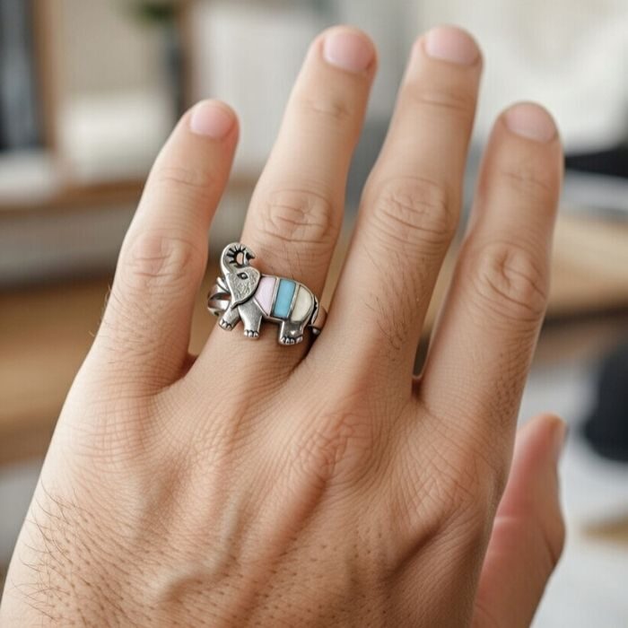 Silver ring for elegent desigen 13