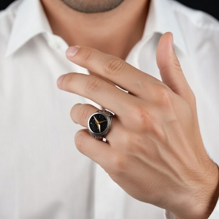 Silver ring for elegent desigen 15