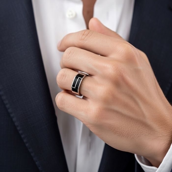 Silver ring for elegent desigen 16