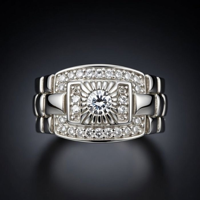 Silver ring for elegent desigen 20