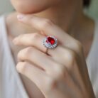 Silver ring for elegent desigen 5