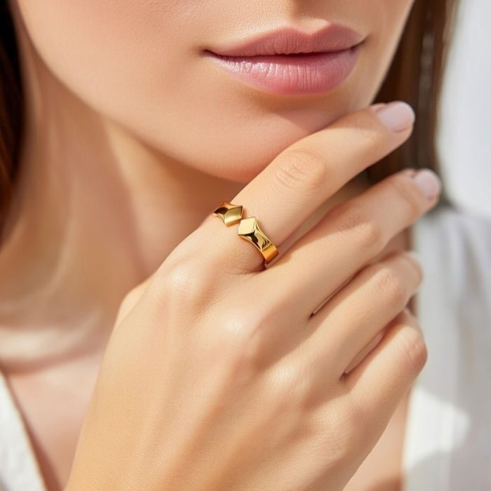 Silver ring for elegent desigen 8