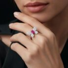 Silver ring for elegent desigen 9