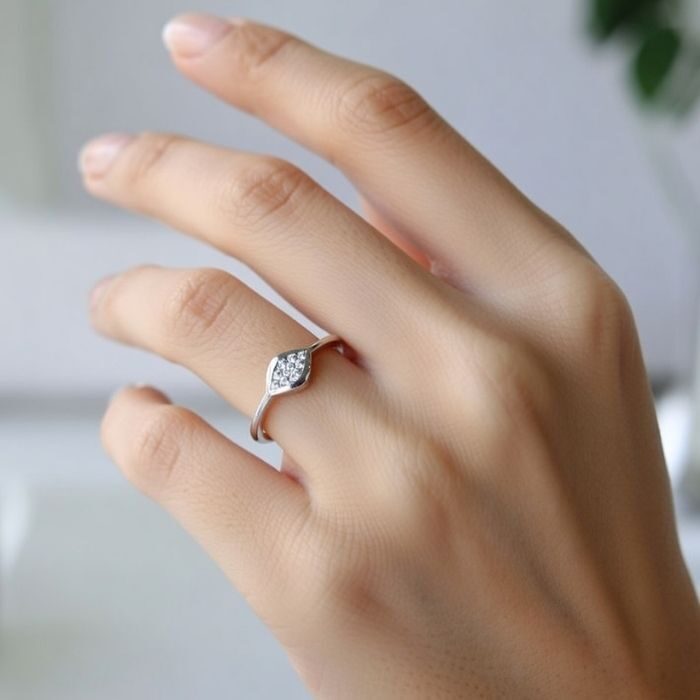 Silver ring for trendy latest desigen 2