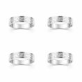 Silver toerings 10