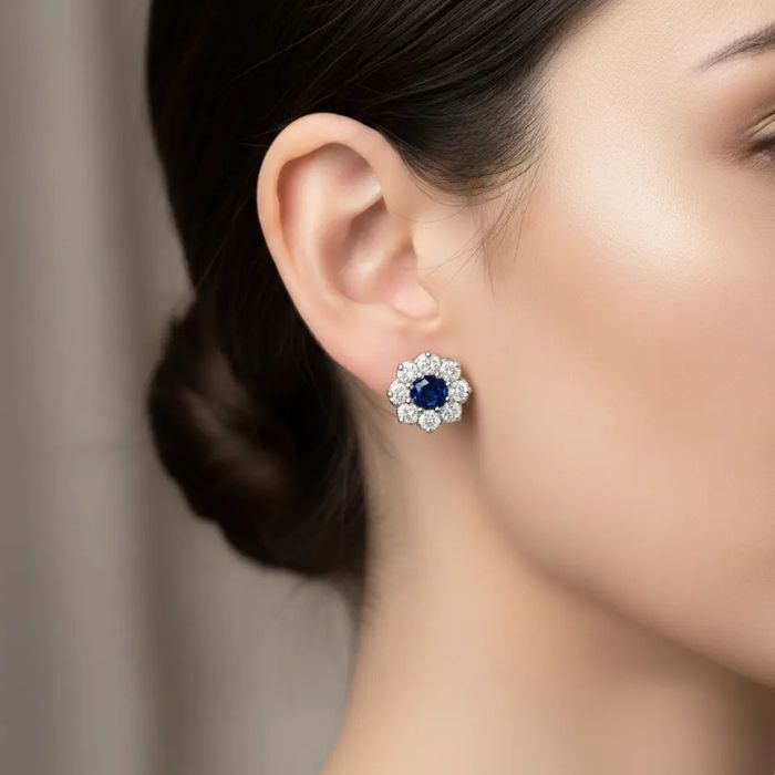 Sterling silver earring 1