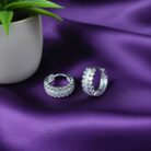 Sterling silver earring for unisex 14