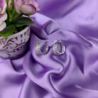 Sterling silver earring for unisex 16