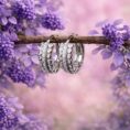 Sterling silver earring for unisex 20