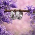 Sterling silver earring for unisex 20