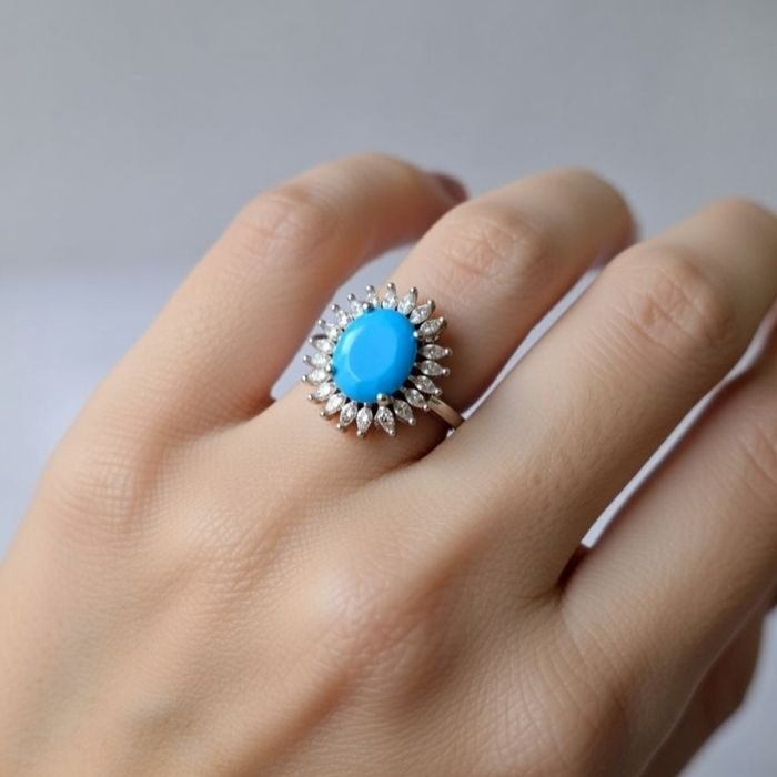 Sterling silver ring 13