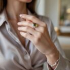 Sterling silver ring 19