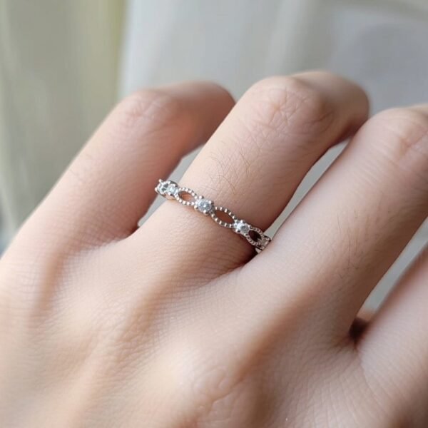 Sterling silver ring women 5