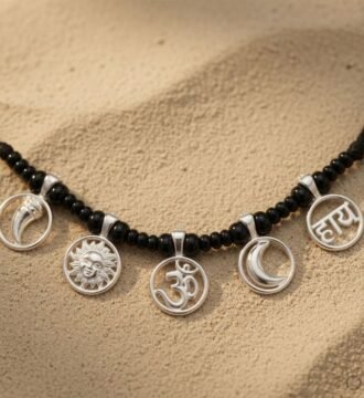 925 Sterling Silver Baby Katla Necklace