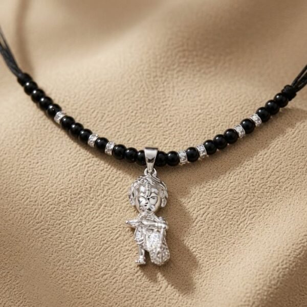 BABY KATLA 7 925 Sterling Silver Baal Hanuman Baby Katla Necklace