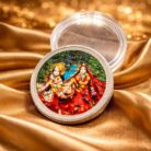 Shri Radha krishna silver coin