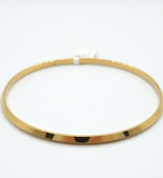 Silver Gold Polish Kada