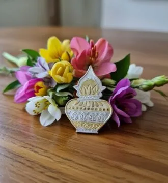 Pure Silver 999 Kalash Coin – 10 Gram | Fine Silver Auspicious Gift Coin