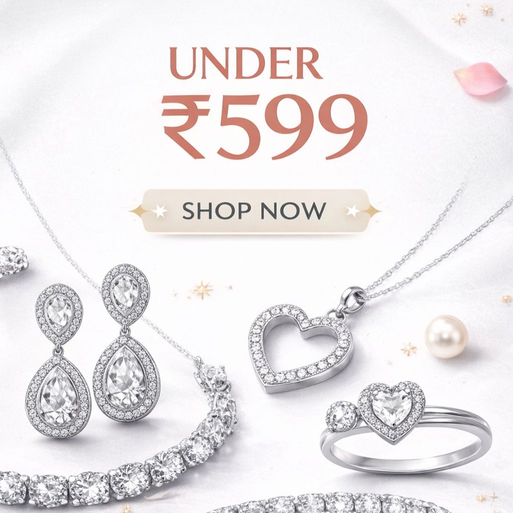 Under ₹599 Silver Jewellery