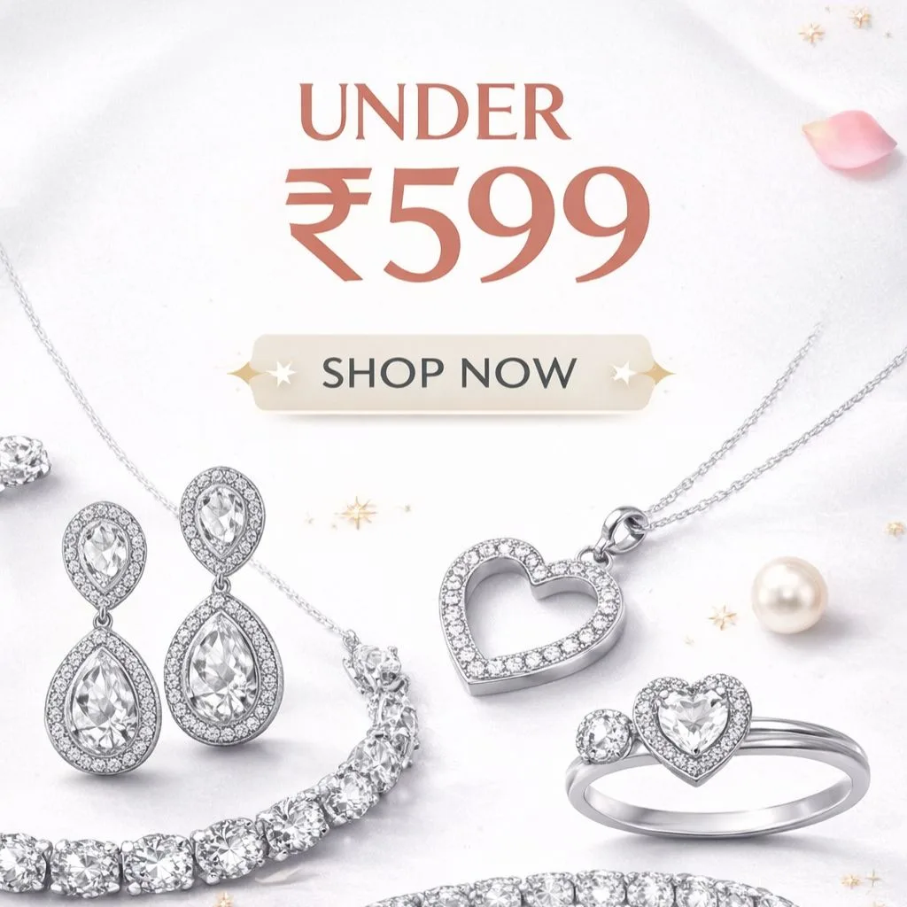 Under ₹599 Silver Jewellery