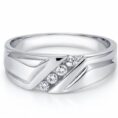 Zircon silver ring 1