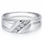 Zircon silver ring 1