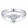 Zircon silver ring 2