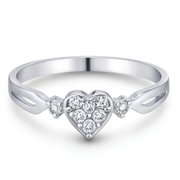 Zircon silver ring 2