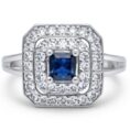 Zircon silver ring 3
