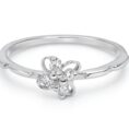 Zircon silver ring 6
