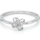 Zircon silver ring 6