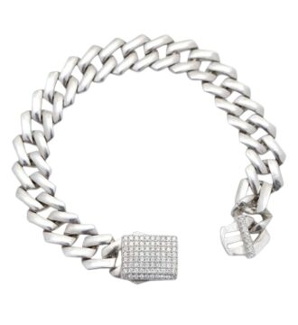 925 Sterling Silver Bracelet for Men Stylish Chain Design Daily Wear Premium Jewellery