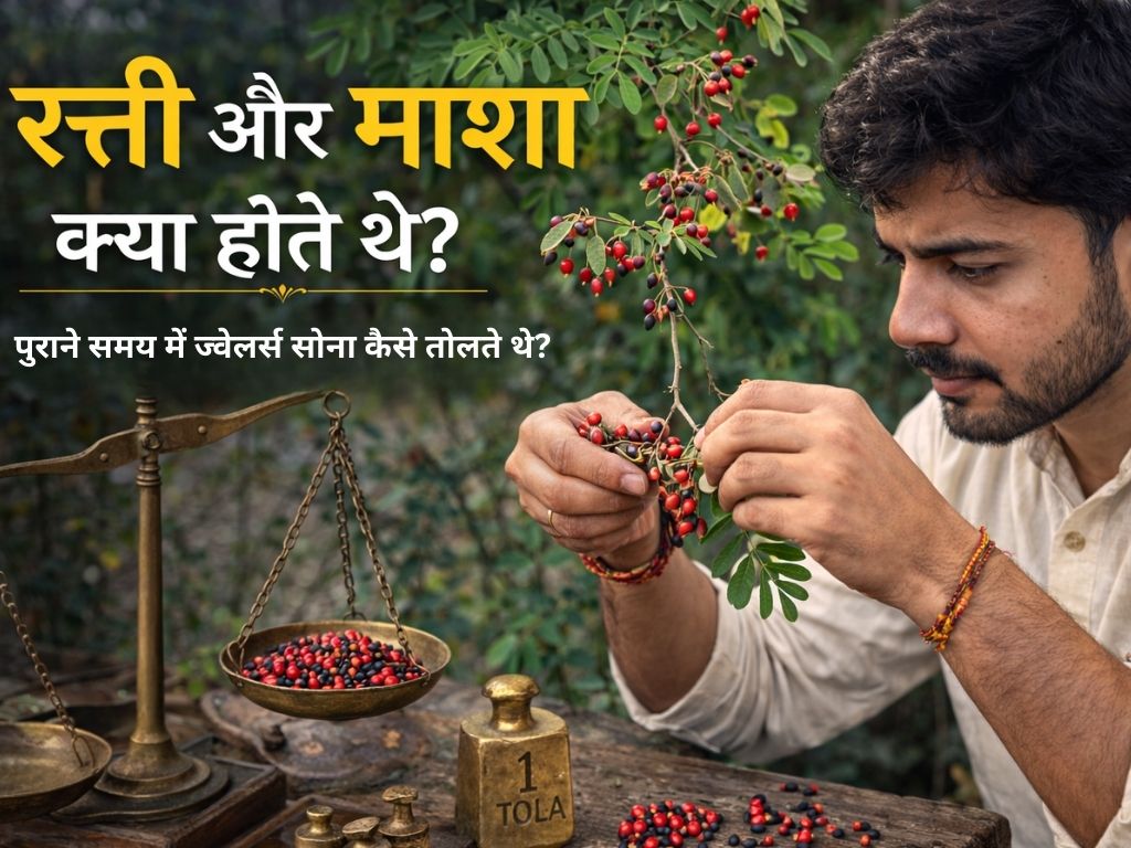 रत्ती माशा तोला – पुराने समय में सोना तौलने का तरीका
