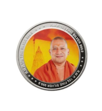10 Gram 999 Pure Silver Ayodhya Ram Mandir Coin
