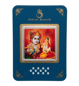 20 Gram 999 Pure Silver Radha Krishna Coin