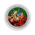 999 Pure Silver Radha Krishna Coin 10 Gram Religious Silver Coin by SRK Jewelry
